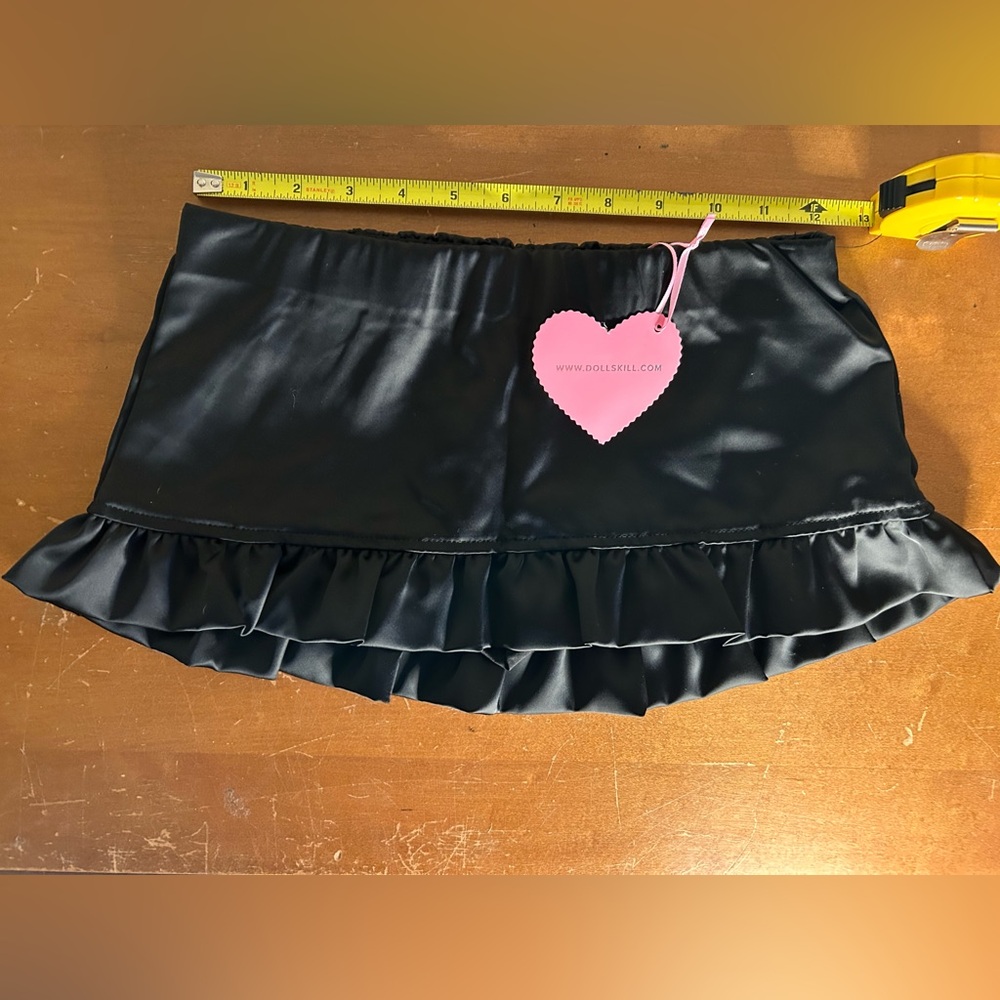 Sugar Thrillz Cute XXS Black Skort Great for Halloween!